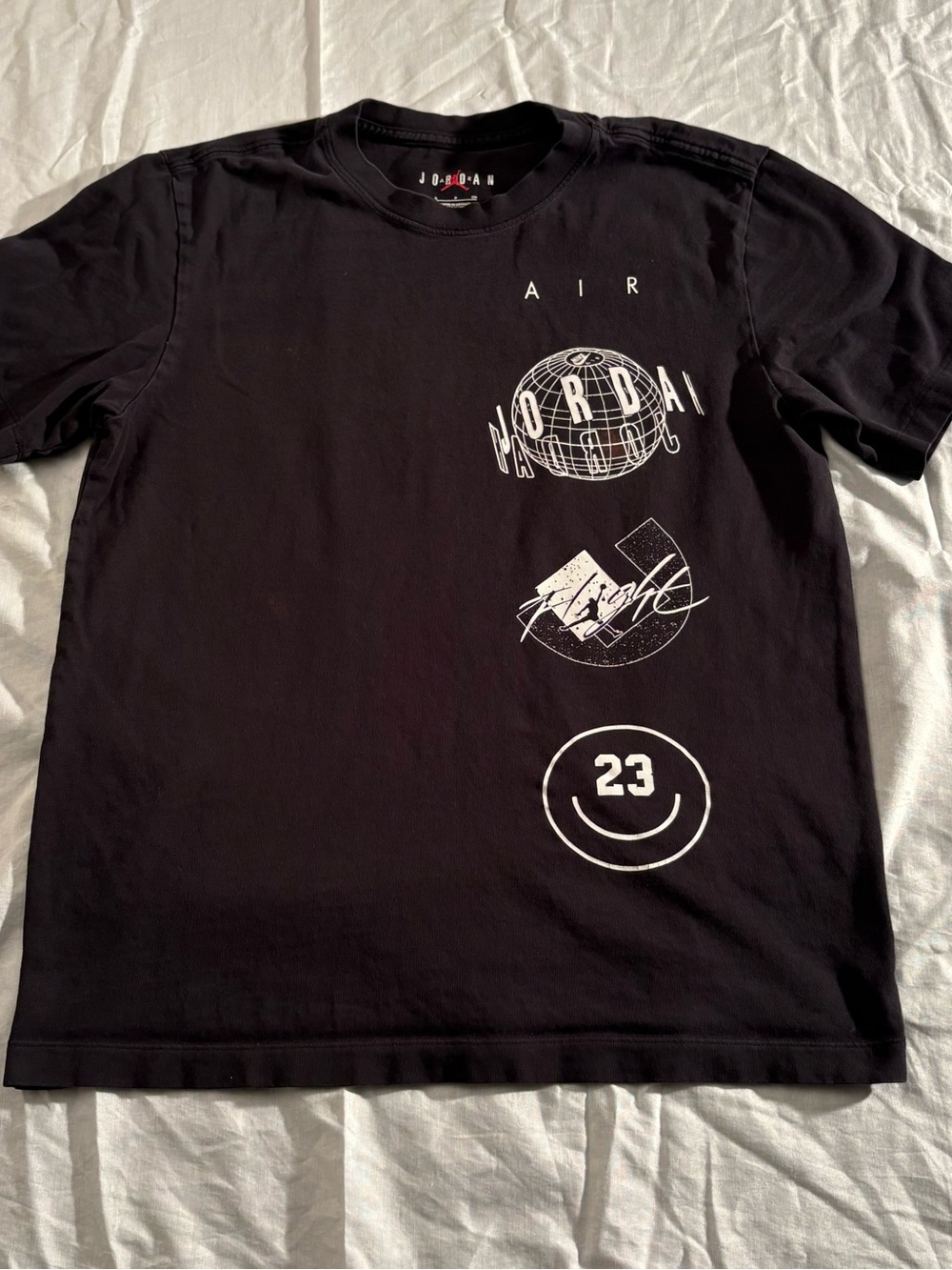Jordan Air Men’s Small Black Jumpman 23 Graphic T-Shirt